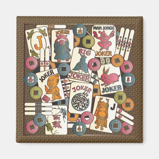 Mah Jongg Joker Magnet (Vorne)