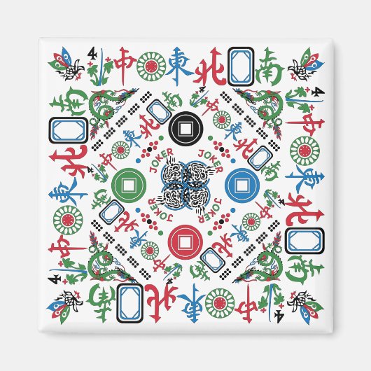 Mah Jongg Joker Magnet (Vorne)