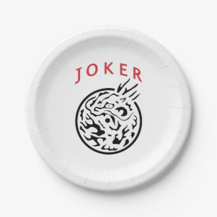Mah Jongg Joker Paper Dish Pappteller