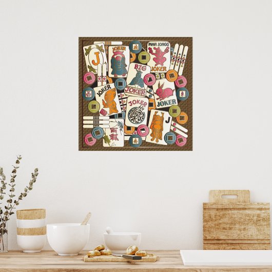 Mah Jongg Joker Poster (Küche)