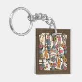 Mah Jongg Joker Schlüsselanhänger (Vorderseite links)