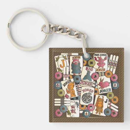 Mah Jongg Joker Schlüsselanhänger (Vorderseite)