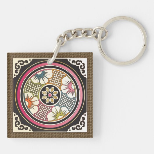 Mah Jongg Joker Schlüsselanhänger (Rückseite)