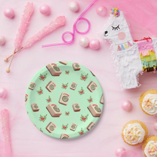 Mah Jongg Jokers Plates Pappteller (Party)