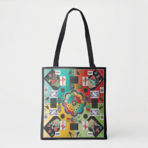 Mah-Jongg-Kacheln-Tasche Tasche