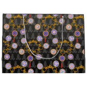 Mah Jongg Lady 01 Geschenktasche Große Geschenktüte (Rückseite)