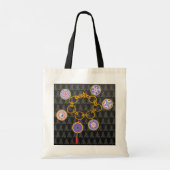 Mah Jongg Lady 01 Tote Bag Tragetasche (Rückseite)