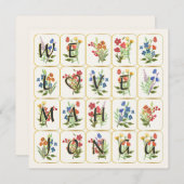 Mah Jongg Liebe Flat Card Einladung (Vorne/Hinten)