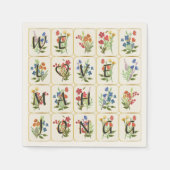 Mah Jongg Liebe Napkins Serviette (Vorderseite)