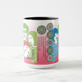 Mah Jongg Limerick Dots Tasse (Zentrum)