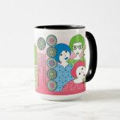 Mah Jongg Limerick Dots Tasse (VorderseiteRechts)