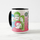 Mah Jongg Limerick Dots Tasse (Vorderseite Links)
