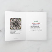 Mah Jongg Limerick Kong Birthday Card Dankeskarte (Innenseite)