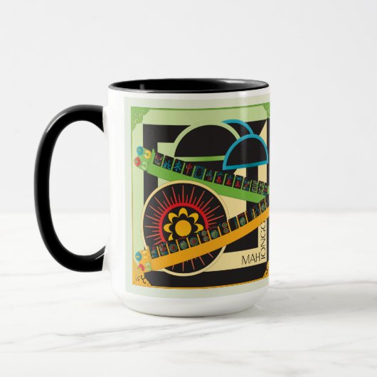 MAH Jongg Limerick Kong Tasse (Links)