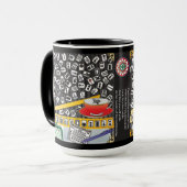 Mah Jongg Limerick Mahj Tasse (Vorderseite Links)