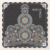 Mah Jongg Limerick Taj Untersetzer (Vorderseite)