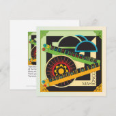 Mah Jongg Limerick Whine Flat Card (Vorne/Hinten)