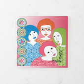 Mah Jongg Limericks 2 Trifold Card Dreifach Gefaltete Karte (Cover)