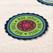 Mah Jongg Logo 1 Untersetzer (angewinkelt)
