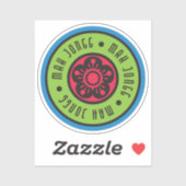 Mah Jongg Logo 1 Vinyl Sticker (Blatt)