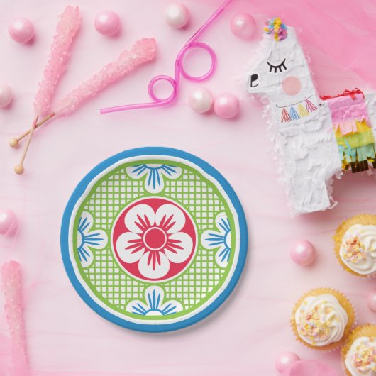 Mah Jongg Logo 2 Paper-Teller Pappteller (Party)