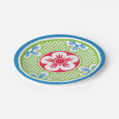 Mah Jongg Logo 2 Paper-Teller Pappteller (Schrägansicht)