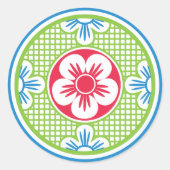 Mah Jongg Logo 2 Stickers (Vorderseite)