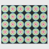 Mah Jongg Logo 2 Wrapping Paper Geschenkpapier (Flach)