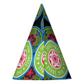 Mah Jongg Logo Party Hat Partyhütchen (Rückseite)