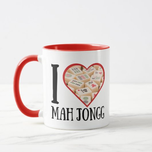 Mah Jongg lover Tasse (Links)