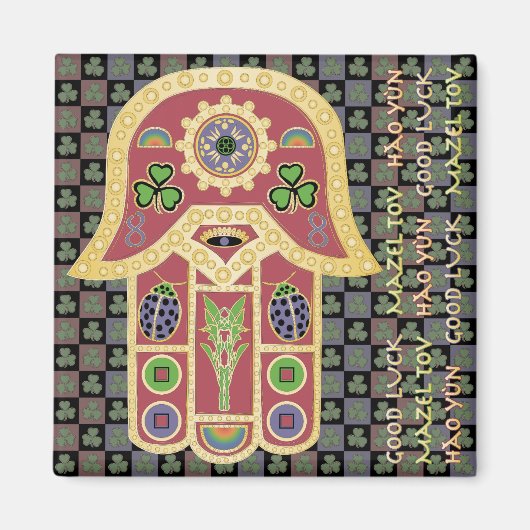 Mah Jongg Lucky Magnet (Vorne)