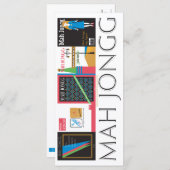 Mah Jongg Magazines Flat Card (Vorne/Hinten)