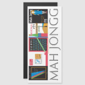 Mah Jongg Magazines Magnet Card (Vorne/Hinten)