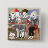 Mah Jongg MAHJ! Button (Vorderseite)