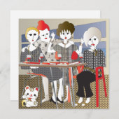 Mah Jongg MAHJ! Flache Karte (Vorne/Hinten)