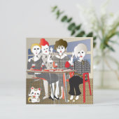 Mah Jongg MAHJ! Flache Karte (Stehend Vorderseite)