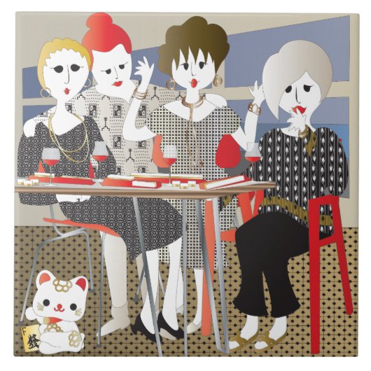 Mah Jongg MAHJ! Fliese (Vorderseite)