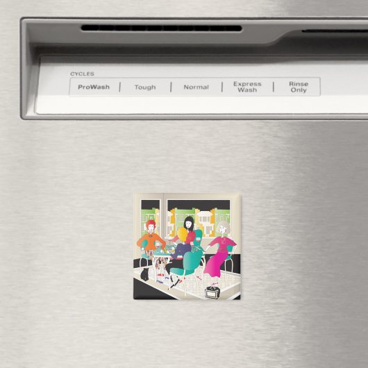 Mah Jongg Mahj Night2 Magnet (In Situ (Geschirrspüler))