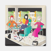 Mah Jongg Mahj Night2 Magnet (Vorne)