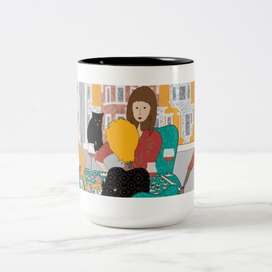 Mah Jongg Mahj Night Tasse (Mittel)