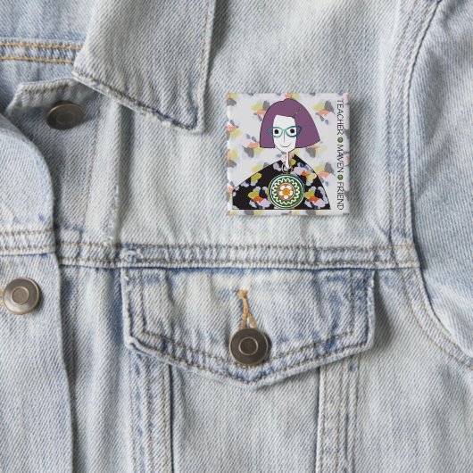 Mah Jongg Maven Button (Beispiel)