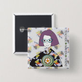 Mah Jongg Maven Button (Vorne & Hinten)