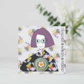 Mah Jongg Maven Flat Card Einladung (Stehend Vorderseite)