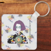 Mah Jongg Maven Schlüsselanhänger (Rückseite)