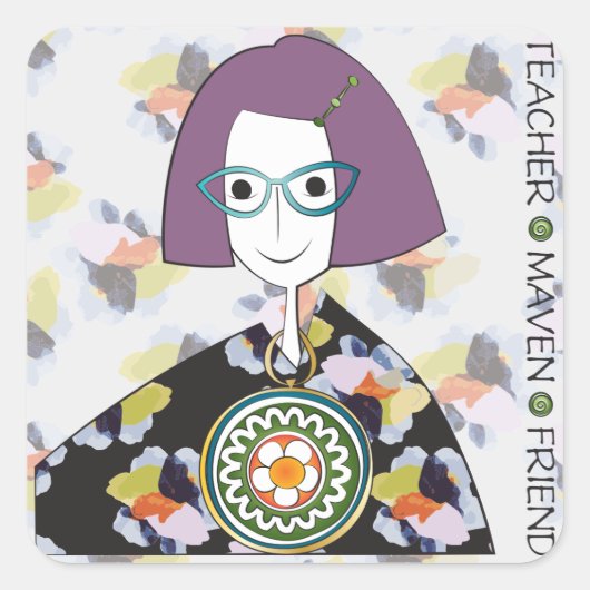 Mah Jongg Maven Stickers (Vorderseite)