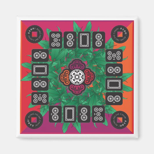 Mah Jongg Money Tree 2025 Magnet (Vorne)