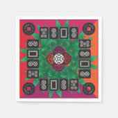 Mah Jongg Money Tree 2025 Napkins Serviette (Vorderseite)