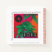 Mah Jongg Money Tree 2025 Notebook Notizblock (Rückseite)