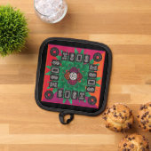 Mah Jongg Money Tree 2025 Pot Holder Topflappen (Oben Unten)