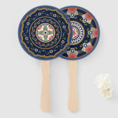 Mah Jongg Muster Fächer (Vorne und Hinten)